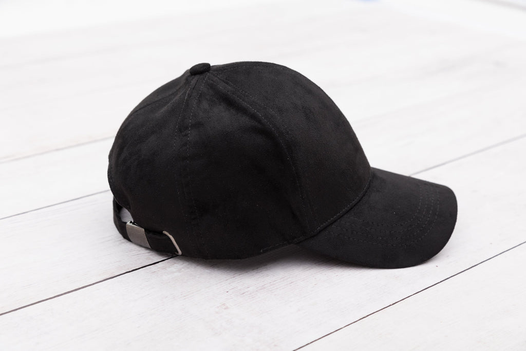Suede Boyfriend Ball Cap